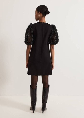 Phase Eight Aida Shift Dress Black Canada | MAJEIR-089